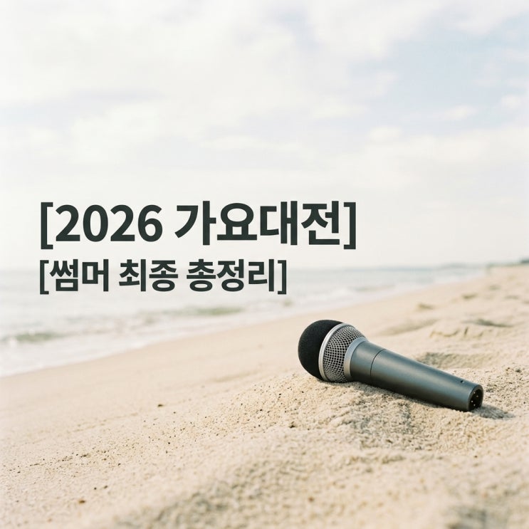 2026 가요대전 썸머 라인업 시간 중계 티켓팅 예매 정보 총정리