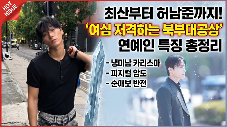 최산부터 허남준까지! 여심 저격하는 '북부대공상' 연예인 특징...