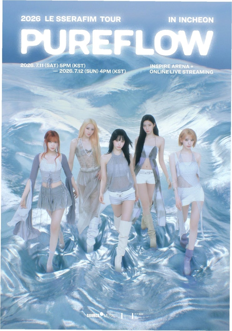 르세라핌, 완전체 귀환으로 'PUREFLOW' 월드투어 포문 열다
