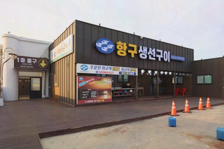 강릉 주문진항 물회 맛집, 겉바속촉 불향에 반한 항구생선구이