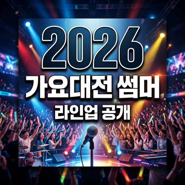 2026 가요대전 썸머: 최종 라인업 27팀 공개! MC, 일정, 장소...