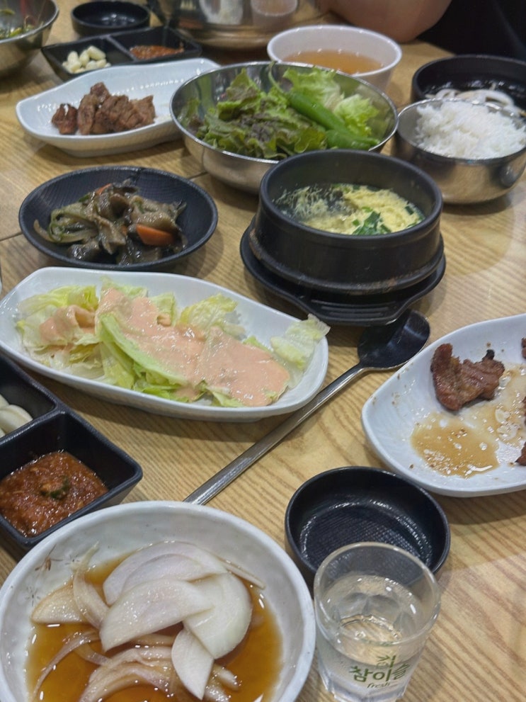 효성동 고깃집 안성설렁탕, 돼지갈비+냉면 조합에 놀람!