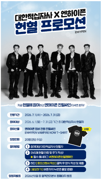7월의 헌혈, 여러가지 프로모션이 있네요^^