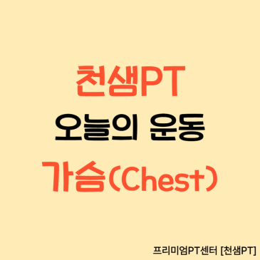 봉천동 그룹pt 천샘pt 가슴운동 네이버 블로그 대표 이미지