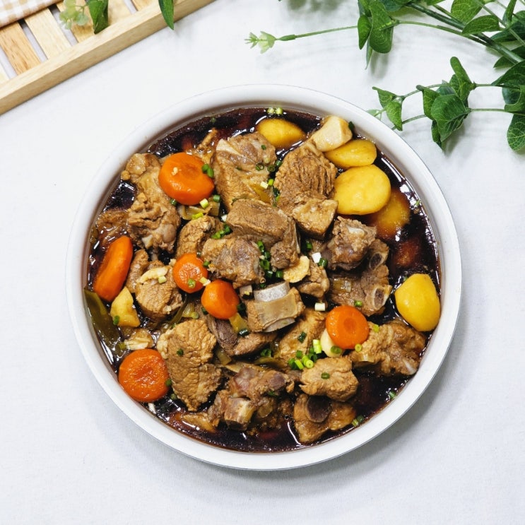 간장돼지갈비찜 만들기 부드러운 돼지갈비찜 황금레시피