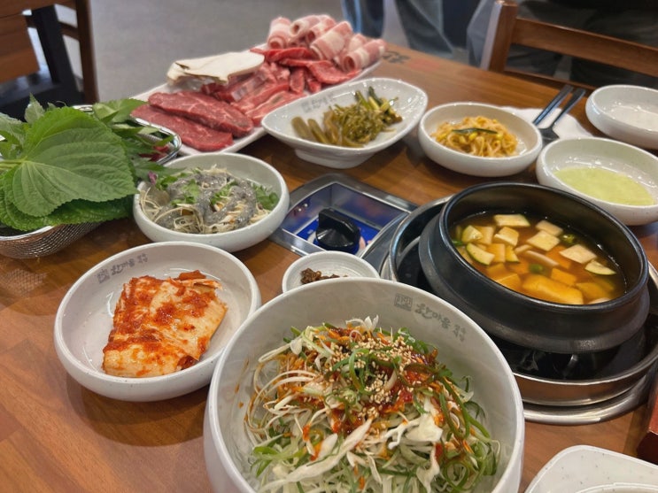 [맛집리뷰] 소래포구역가볼만한곳 한마음정육식당 인천논현점, 144시간 숙성 고기 회식