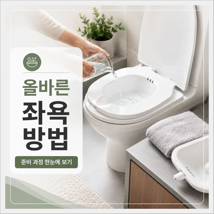 좌욕 온도 몇 도가 정답일까? 치질 좌욕 제대로 하는 방법