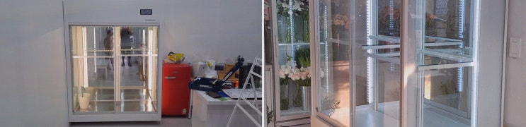 고기냉동고 쇼케이스, 한성의 모던함이 매출 리듬을 살리더라고요