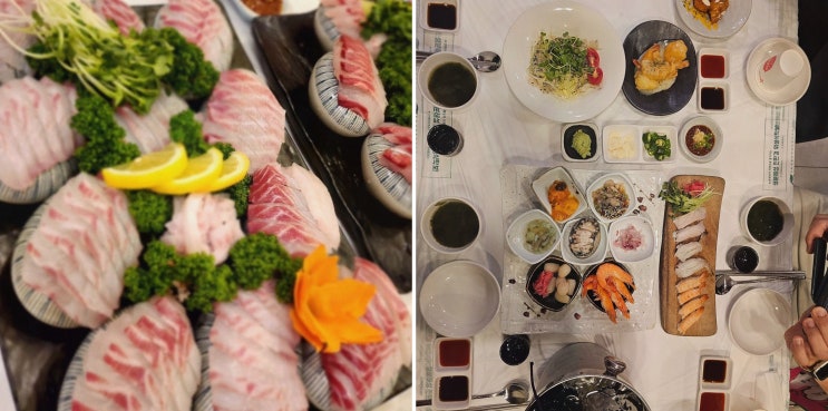 경포대횟집 경포동해횟집 오션뷰 코스, 친절함에 반했어요