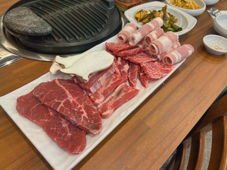 [맛집리뷰] 소래포구역데이트코스 한마음정육식당 인천논현점, 아이도 고기도 다 만족!