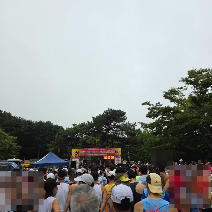 제16회 태종대 혹서기 전국 마라톤 대회(하프) 후기