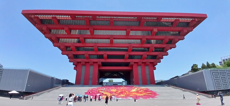 상하이의 중화예술궁 (中華藝術宮, China Art Museum) - 여행사진