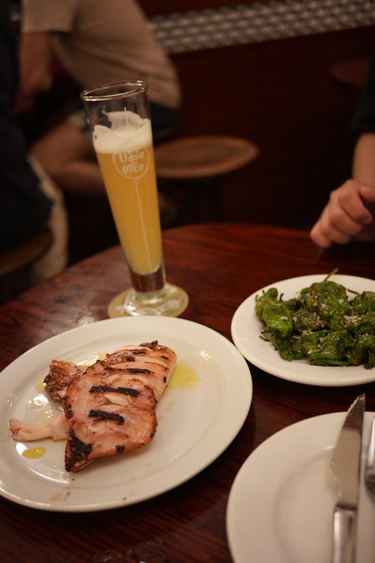 바르셀로나 현지인 맛집 추천 맥주 안주 다 맛있는 Cerveseria Vaso de Oro....