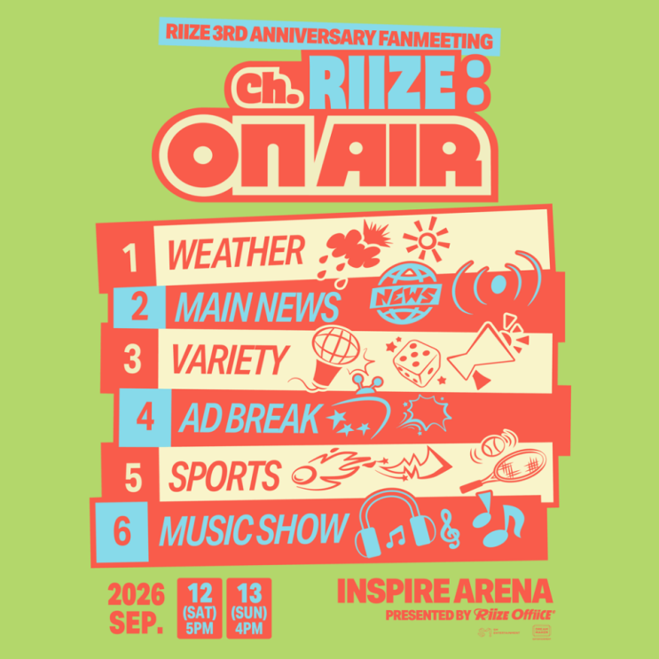3주년, RIIZE 3RD ANNIVERSARY FANMEETIMG - Ch. RIIZE : ON AIR