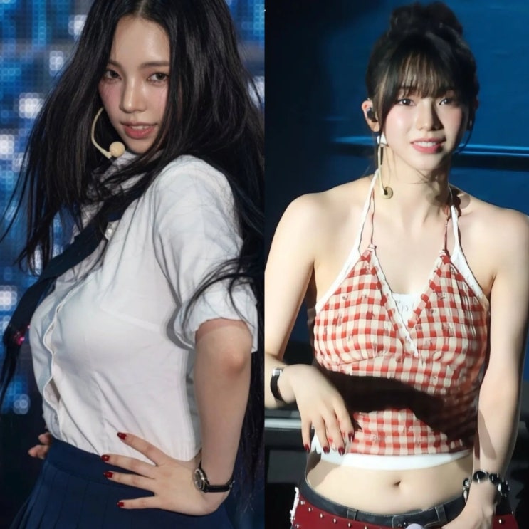 "어떤 의상이 더 예뻐?" 카리나 공연 의상 반응 갈렸다