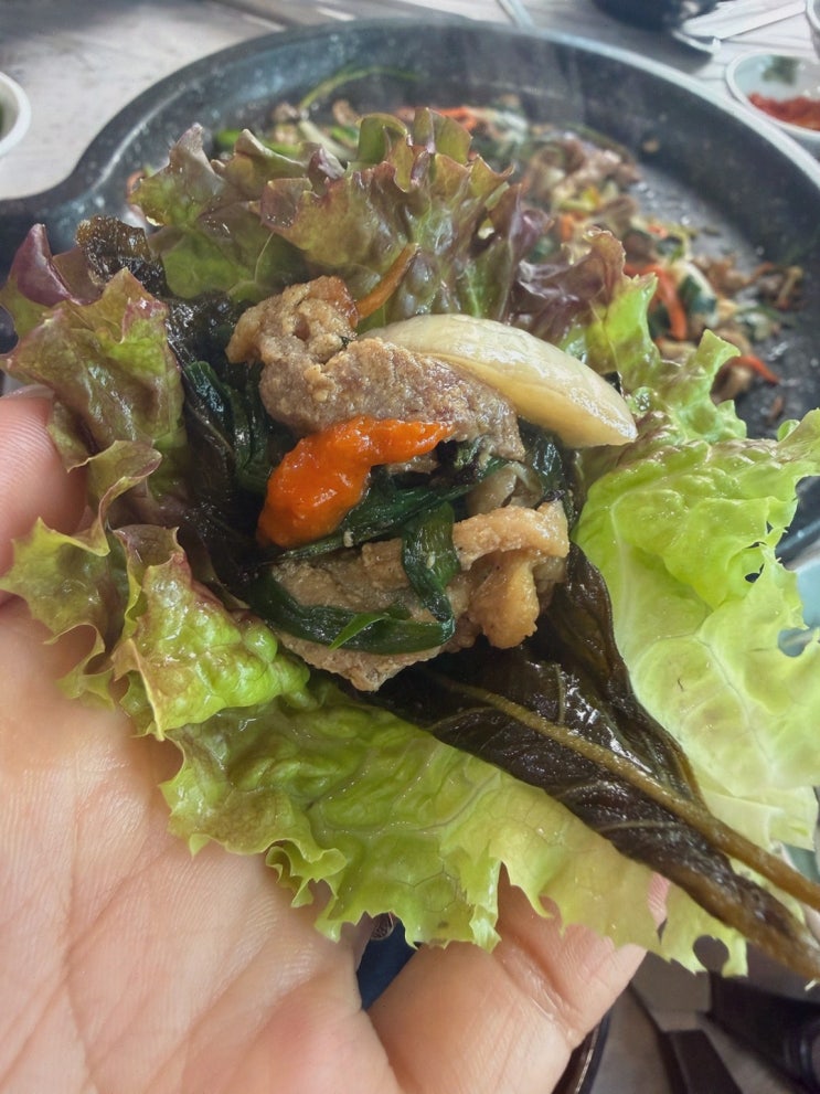 거제맛집 : 탁오네, 불판 타이밍 신경 없이 즐기는 생오리불고기 한 상