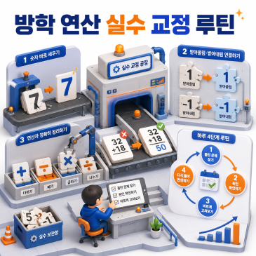 초등수학 연산 실수 교정 방학 대비법 RSS 대표 이미지