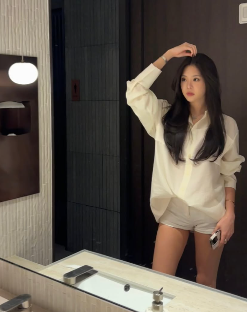 우서윤 미스코리아 본선 D-30, 거울 셀카로 완성한 청순美