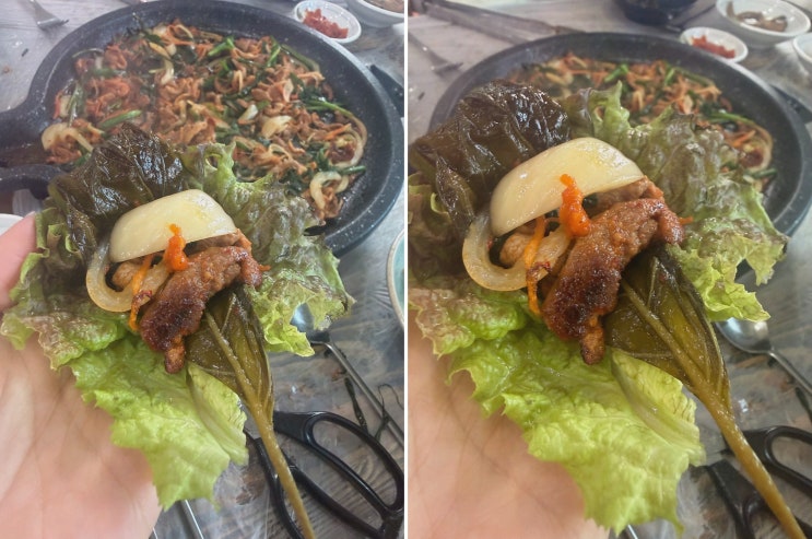 [거제가족외식] 솔직후기! 탁오네, 사장님 직접구이로 편해진 오리불고기 한 상