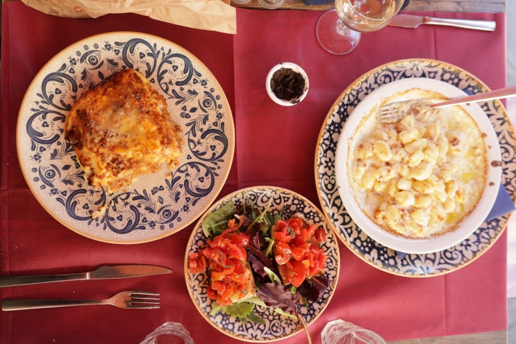 피렌체맛집 Osteria Santo Spirito 뇨끼 라자냐 브루스케타 솔직 후기