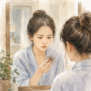 [산후조리 시리즈 ⑧] 머리가 한 움큼씩 빠져요, 저 대머리 되나요? 산후 탈모, 언제 멈추고 언제 돌아오는지 알려드립니다