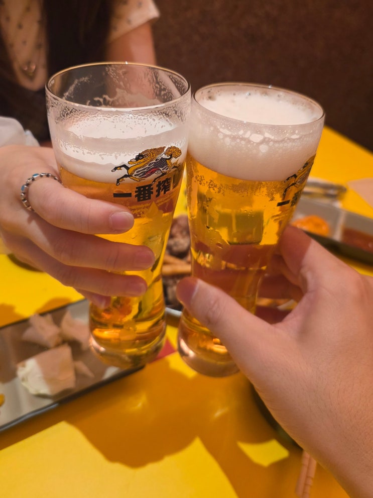 40대 부부 데이트  부산 명지 신상 술집 다이린 생맥주