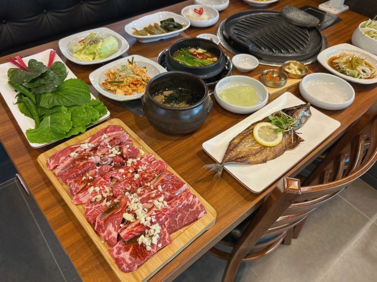 (한마음정육식당 하남미사점) 하남미사가볼만한곳, 고기 해장 선택이 넓다