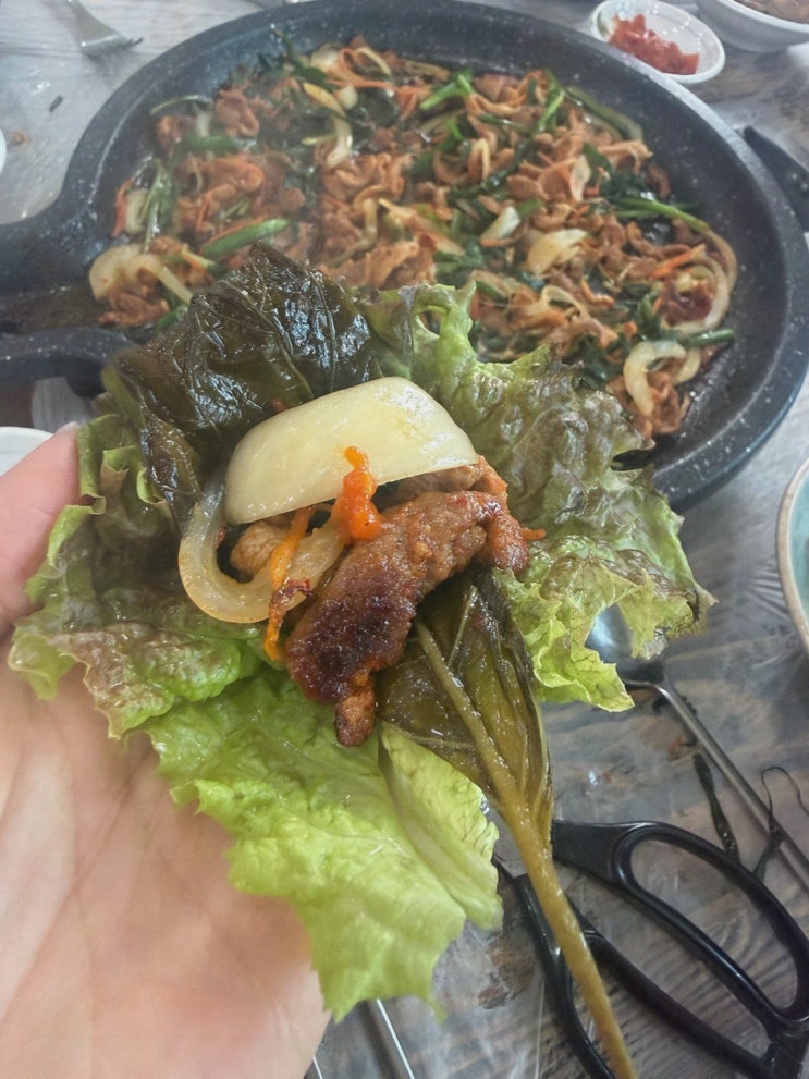 [지세포고기집] 솔직후기! 탁오네, 사장님 직접 구이로 굽는 부담 없이 먹는 거제 생오리불고기