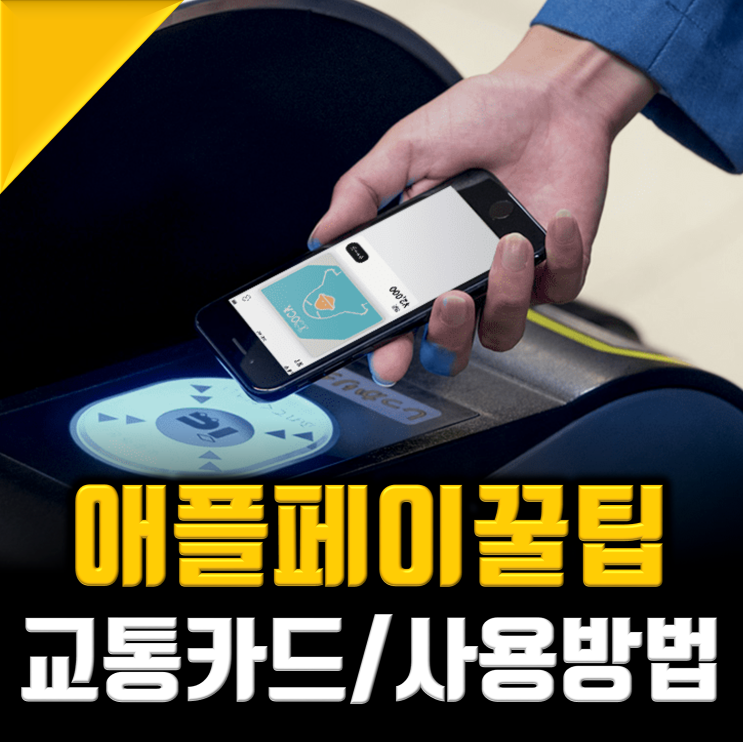 애플페이 카드사 종류, 사용법 및 아이폰 교통카드 티머니 총정리