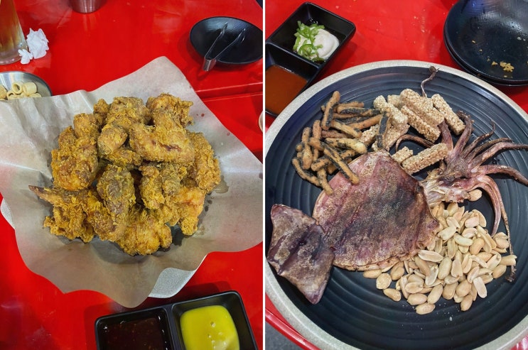 가산맛집 자담치킨 서울가산디지털점, 홀 주문 할인에 치맥 만족