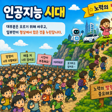 목동코딩학원, AI 시대의 교육, 왜 '노력의 방향'이 중요할까요?