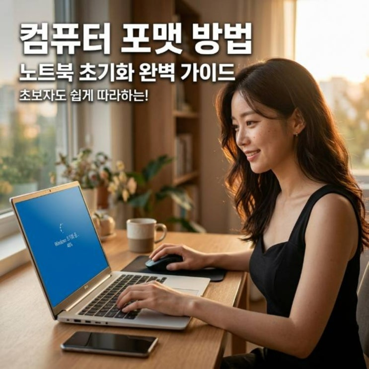 컴퓨터 포맷 방법 노트북 초기화 완벽 가이드
