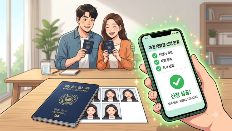 여권 재발급 온라인 신청 방법 모바일 정부24 준비물 사진 규격 총정리