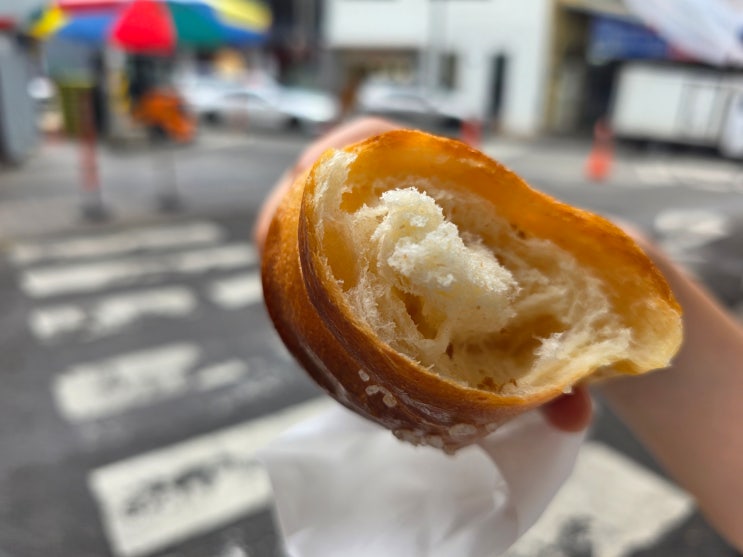 [속초맛집] 속초 중앙시장 빵집 초당소금빵, 강릉 본점의 맛 그대로....