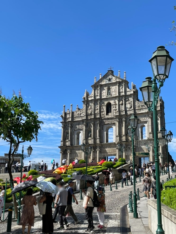 마카오관광지 가볼만한곳 일정 추천 (세인트폴 성당, 타이파빌리지)