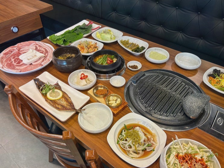 하남삼겹살집 첫 만찬, 한마음정육식당 하남미사점에서 편안하게