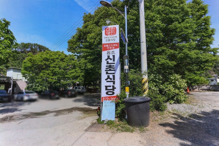주왕산맛집 원조신촌식당, 반려동물 동반 행복