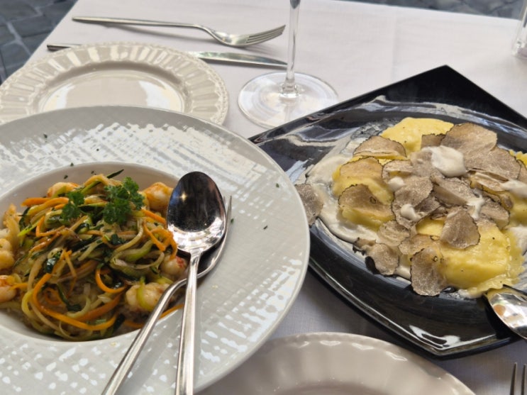 [2주 유럽 신혼여행5] 로마 라비올리 맛집 Life /트레비분수 / 판테온 /....