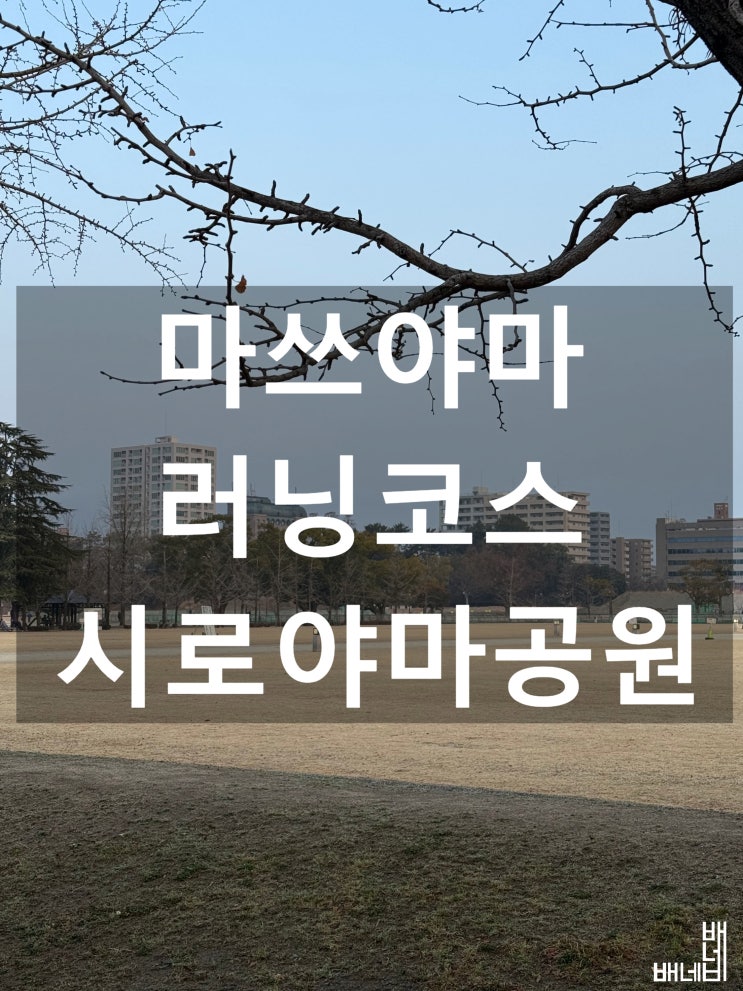 마쓰야마 러닝 코스 추천, 일본 마츠야마 여행 시로야마 공원 러닝