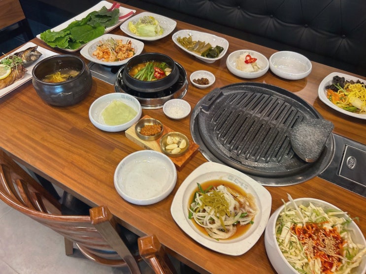[맛집리뷰] 하남가족식사하기좋은곳 한마음정육식당 하남미사점 생일외식 후기