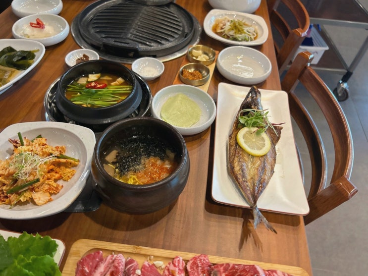 [한마음정육식당 하남미사점] 하남모임장소, 고기요리 다양+무한된장