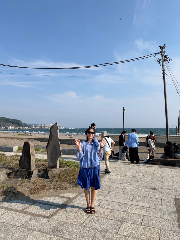 [일본 기차 여행/가마쿠라] 고마치도리, 유이가하마 해수욕장