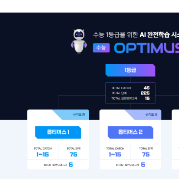 ✨정이조 마포 캠퍼스 : 초격차 혁신(1) 수능 1등급 비밀병기 '수능 옵티머스' 런칭! RSS 대표 이미지