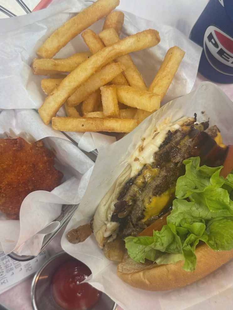 [스택스버거] 청주 햄버거 맛집, 한입에 끝나는 스택의 자부심