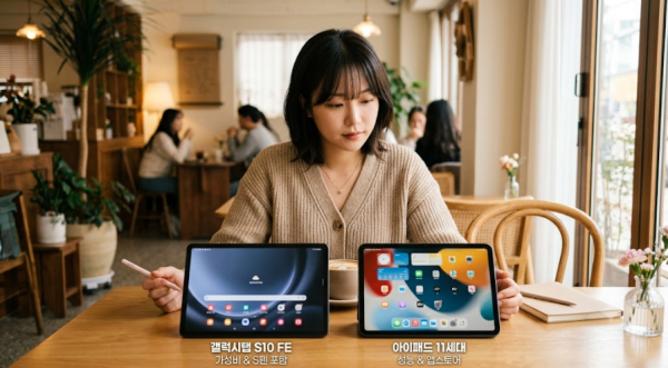 갤럭시탭 S10 FE vs 아이패드 11세대(A16) 비교, 첫 태블릿 고민된다면 이거 먼저 보세요
