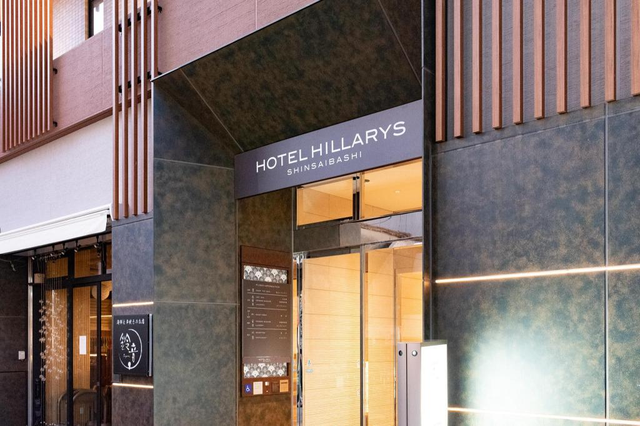 HOTEL HILLARYS Shinsaibashi 오사카 여행 숙소 추천, 신사이바시 중심가 호....