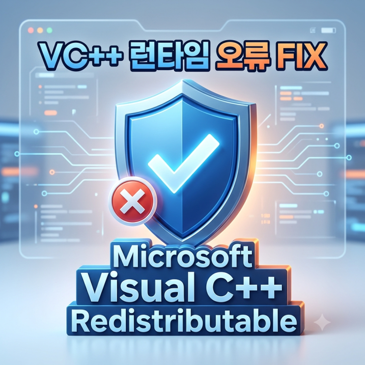 Visual C++ 재배포 패키지 설치 오류 해결 방법 : 네이버 블로그