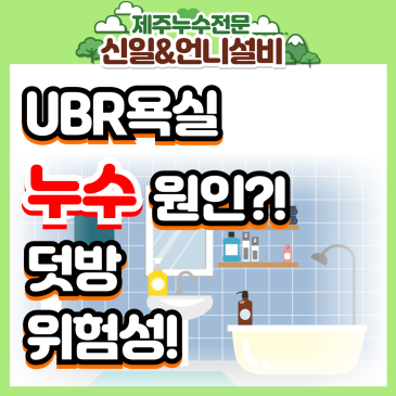 제주시일도동에 제주누수 원인 완벽 분석! 노후 PPC배관 균열과 UBR 화장실 덧방의 위험성