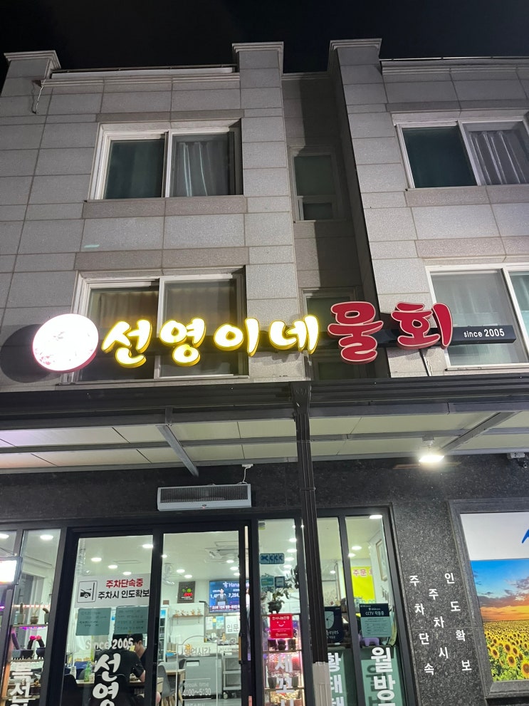속초 ,강릉. 고성 물회 맛집/   선영이네 물회 / 내돈내산 리뷰