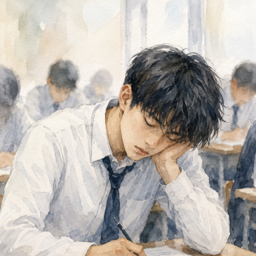 오후만 되면 집중력이 뚝 떨어지는 우리 아이 — 체력저하형 시험긴장